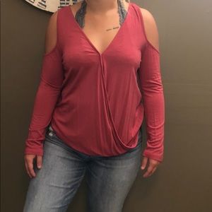 Cold shoulder top